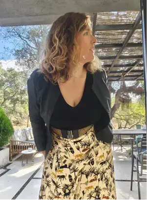 Rocio Fernández de perfil